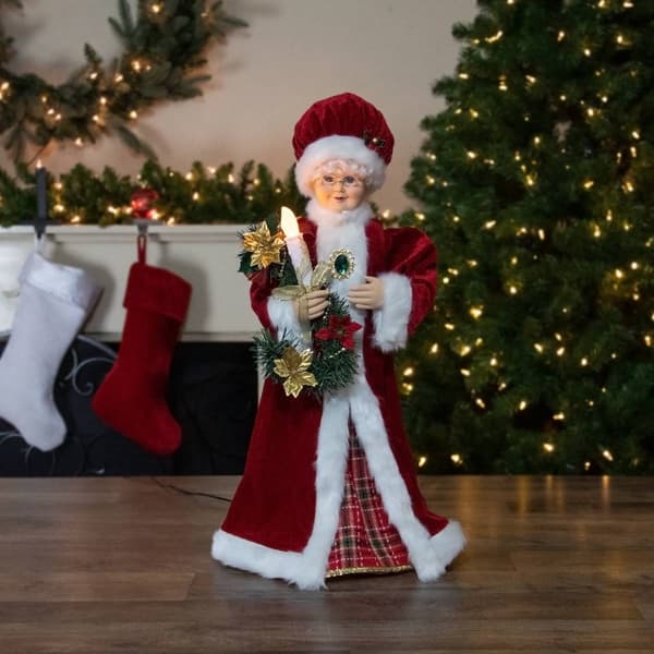 Northlight Seasonal 24in. Animated Mrs. Claus Christmas Figurine