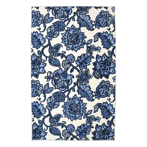 Mohawk Home Woodbridge Arranged Melody Blue Area Rug - 5 x 8 - image 