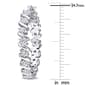 Sterling Silver 1 1/4ctw. Dew Moissanite Hoop Earrings - image 2