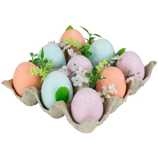 Northlight Seasonal Carton of Pastel Easter Eggs