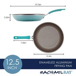 Rachael Ray Cook + Create 12.5in. Aluminum Nonstick Frying Pan