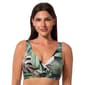 Womens Jantzen Jungle Glam Vera Surplice Bra Swim Top - image 1