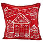 Harper Loft Sweet Home Embroidered Decorative Pillow - 18x18 - image 1