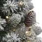 Puleo International 2ft. Flocked Artificial Christmas Tree - image 3