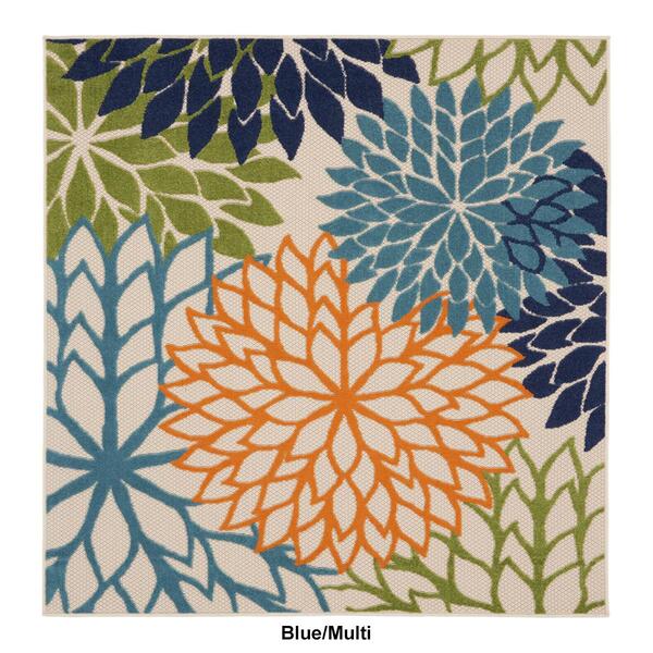 Nourison Aloha Tropical Indoor/Outdoor Square Rug