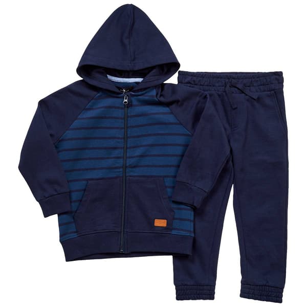 Toddler Boy 7 For All Mankind&#174; Stripe Raglan Jacket & Pants Set