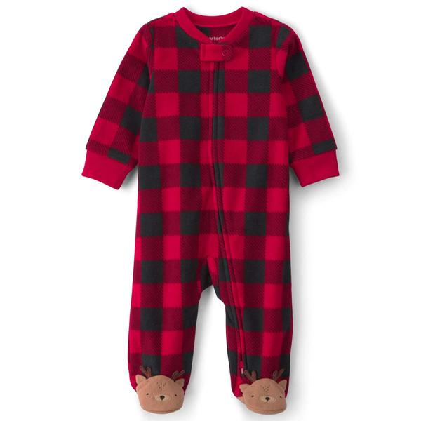 Baby Unisex (NB-9M) Carter''s® Buffalo Check Sleep & Play Pajamas