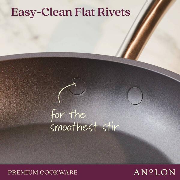 Anolon&#174; Accolade 11in. Hard-Anodized Nonstick Grill Pan