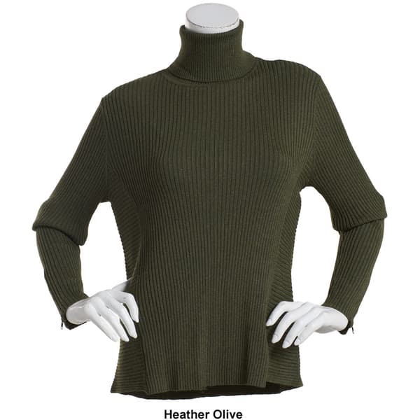 Women Payton & Primrose Long Sleeve Ribbed Pullover