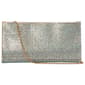 Jessica McClintock Elaina Satiny Clutch With Chain - image 2