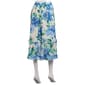 Womens Harlow & Rose Abstract Floral Tiered Ruffle Midi Skirt - image 2