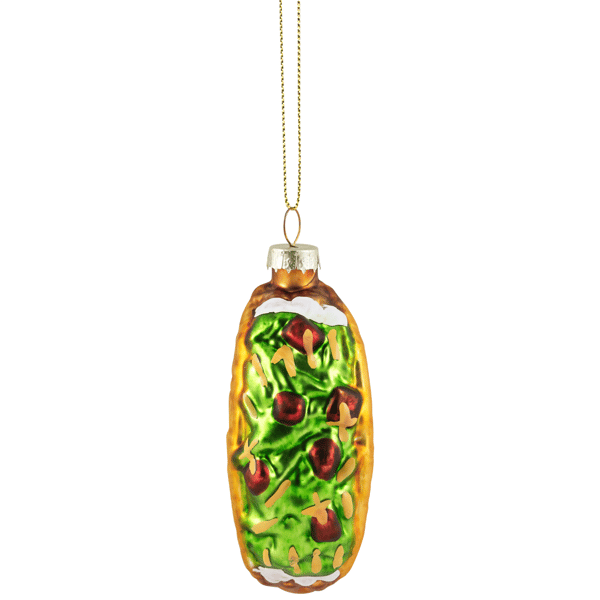 Northlight 3.5in. Taco Glass Christmas Ornament