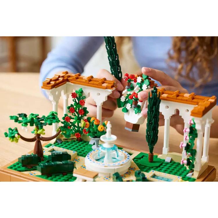LEGO® Icons Fountain Garden Building Kit
