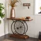 9th & Pike&#174; Brown Industrial-Inspired Wood Console Table - image 8
