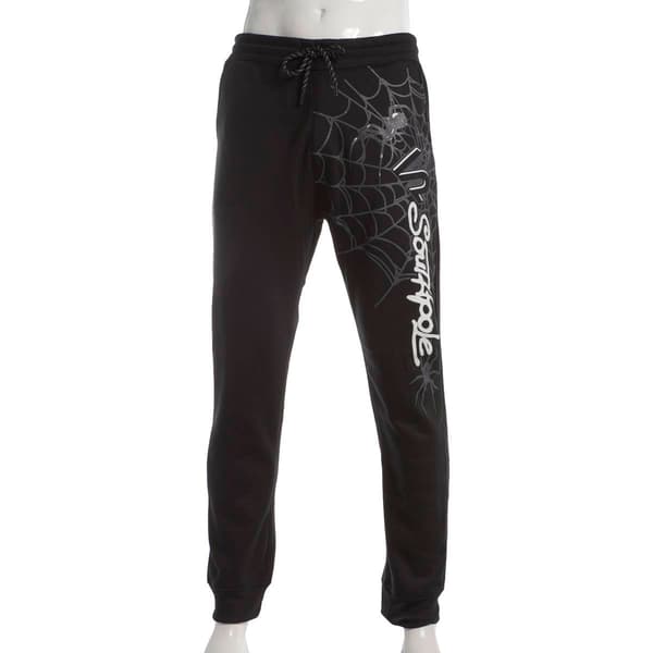 Young Mens SOUTHPOLE(R) Spider Web Print Joggers - image 