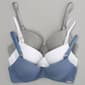 Womens Nautica 3pk. Micro Rib Bras w/Picot Edges NT6124-3PKAD - image 1