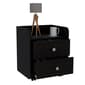 FM FURNITURE York Black Wengue Night Stand - image 4