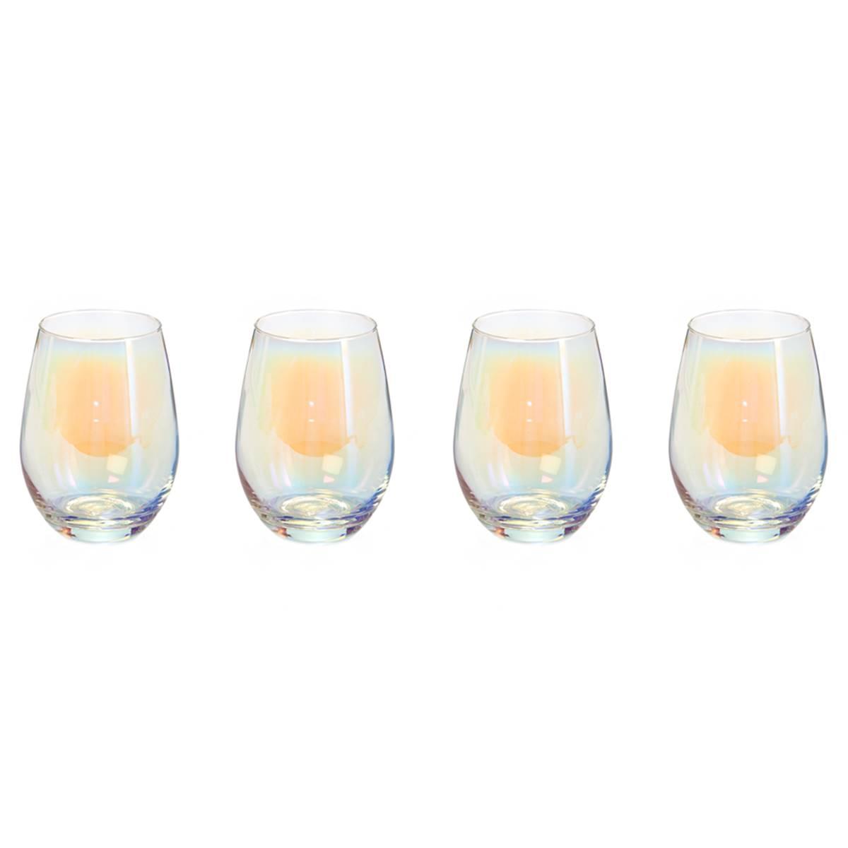Circleware Radiance Stemless Wine Glasses - Set Of 4