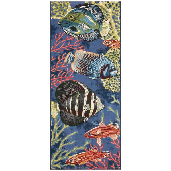 Liora Manne Esencia Fish Rectangular Runner - image 