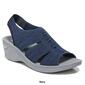 Womens BZees Double Up Wedge Sandals - image 9