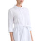 Petite Jones New York Long Sleeve Tie Waist Button Front Blouse - image 4