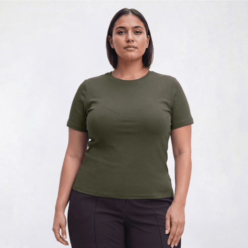 Plus Size Architect® Solid Short Sleeve Crew Neck Tee
