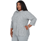 Plus Size Alfred Dunner Vail Feather Yarn Cowl Neck Blouse - image 3