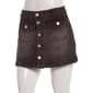 Juniors No Comment Button Down Denim Skirt - image 1