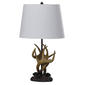 HomeRoots 26in. Natural and Brown Antlers Table Lamp - image 1