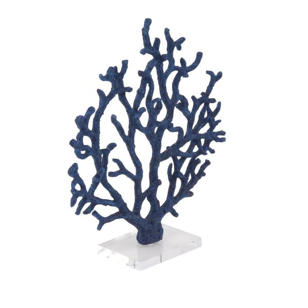 9th &amp; Pike® Blue Polystone Coastal Nature Sculpture