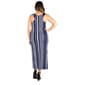 Plus Size 24/7 Comfort Apparel Striped Racerback Maxi Dress - image 2