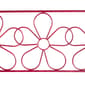 Alpine Daisy Backrest Metal Garden Bench - image 3