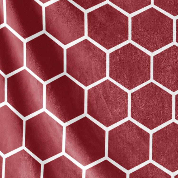 Spirit Linen Home™ Velvet Plush Honeycomb Throw Blanket