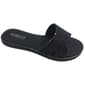 Womens Love 83 Black Cross Band Sandals - image 1