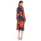 Womens Calvin Klein Long Sleeve Floral Belt Waist Shirtdress - image 2