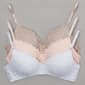 Womens Rene Rofe(R) 3pk. Lacey Light Lift Bras - B28440H3-WPBC - image 1