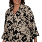Plus Size Alfred Dunner Travel Advisory 3/4 Sleeve Floral Blouse - image 5