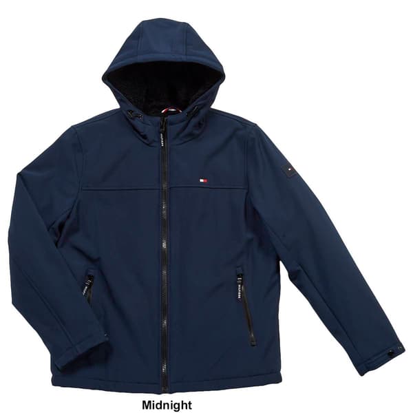 Mens Tommy Hilfiger Sherpa Lined Soft Shell Coat