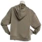 Juniors No Comment Fleece Camo Lined Hoodie - Vetiver - image 3