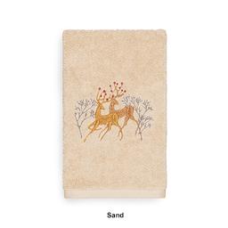 Linum Home Textiles Christmas Deer Pair Hand Towel