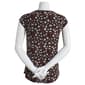 Plus Size Preswick & Moore Cap Sleeve Autumn Floral Tee - image 2