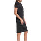 Womens Calvin Klein Short Sleeve Solid Crepe Sheath Dress - image 3