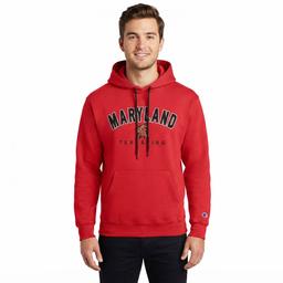 Mens Champion UMD Pullover Hoodie