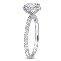 Gemstone Classics™ 1 1/4kt. Dew Moissanite Halo Ring