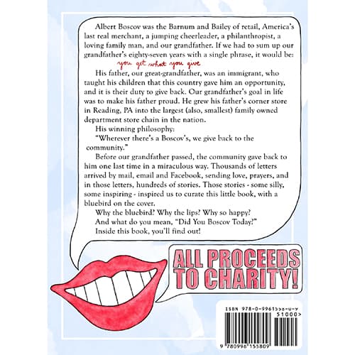 Did You Boscov Today? Memories of Al Boscov Book