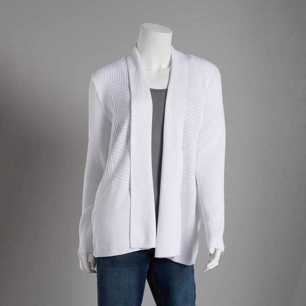 Womens 89th & Madison Long Sleeve Duster Cardigan - image 