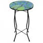 Northlight Seasonal 19in. Peacock Patio Side Table - image 1