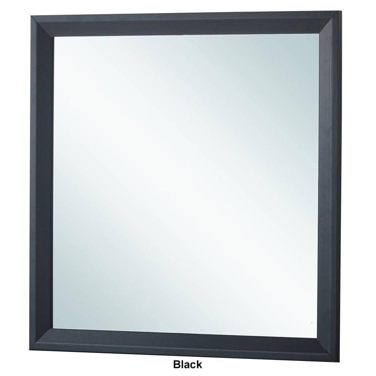 Passion Furniture Classic Square Framed Dresser Mirror - 36x36