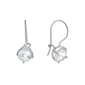 Athra Sterling Silver 7mm Round Cubic Zirconia Earrings - image 1