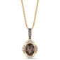 Le Vian(R) Gold Smoky Quartz Nude Diamond Pendant - image 1